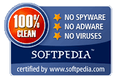 Softpedia 100% Clean, no adware, no viruses